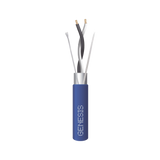 Bobina de 305 Metros / Cable 2 x 22 AWG / Color Azul / Blindado / Plenum / Trenzado para Aplicaciones de Transmisión de Datos a Alta Velocidad para Automatización, EIA-485, BACnet y otros Sistemas de Comunicación