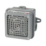 Bocina para lugares peligrosos Vibratone® con carcasa para exteriores Tipo 4X,  Certificado CSA Listado por UL y cUL para Clase I, División 2, Grupos A, B, C y D; Clase II, División 2, Grupos F y G; Clase III, 240 VCA, Color Negra