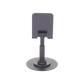 Soporte para Teléfono Celular Giratorio | 360° de Rotación | Angulo Ajustable | Altura Ajustable 17-20cm  | Antideslizante | Ejes Giratorios de Alta Precisión| Plegable | Aluminio | Color Gris