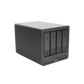 NAS UGREEN NASync DXP4800 Plus / Procesador Intel Pentium Gold 8505 5 Núcleos / 4 Bahías SATA + 2 M.2 NVMe PCIe 4.0 / 8GB DDR5 Expandible a 64GB / 10GbE + 2.5GbE / USB 3.2 Gen 2 Tipo C / HDMI 4K / Sistema Almacenamiento Conectado Red