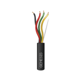 Carrete de Cable de 305m / 4 x 14 AWG / Cable DIRECT BURIAL / Color Negro / Para uso en Intemperie / Uso en Aplicaciones en Sistemas de Detección de Incendio y Sistemas de Evacuación