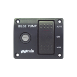 Switch de tres posiciones para control de bombas de achique.