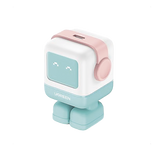 Cargador Mini GaNRobot 30W serie UNO | 1 USB-C de Carga Rápida | Tecnología GaN II | Multiprotocolo PD/QC/SCP/FCA | Carga Inteligente | Pantalla LED | Zapato Magnético Extraíble | Thermal Guard | Color Pink-Blue
