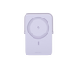 Power Bank Serie UNO Inalambrico | 10000mAh | 7.5W/20W  |  Con Emojis de Estado | Carga Rápida USB-C Bidireccional  | Pantalla TFT  Inteligente | Con Holder | Color Purple.