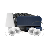KIT Amplificador de Señal Celular, ENTERPRISE 4300/ Para Montaje en Pared/ Mejora la Señal de los principales operadores | Cubre áreas de hasta 4800 m²