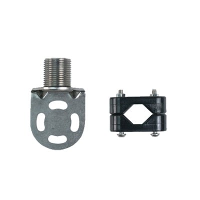 Soporte para antenas marinas con adaptadores de nailon para ajustarse a rieles cuadrados o redondos verticales u horizontales de 7/8″, 1″ y 11⁄4″