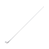 Antena marina VHF de 6dB de 2.4 m con cable RG-58 y conector PL-259
