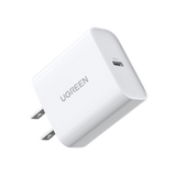 Cargador USB-C de 20W | 1 USB-C de Carga Rápida | QC4.0+ | PD3.0 | PPS | BC1.2| Carga Inteligente | Chip PWM | Múltiple Protección | Mayor Eficiencia Energética | Tamaño Compacto | Carcasa Ignifuga | Color Blanco.
