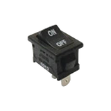 Interruptor Rocker SPST Off-On, Poliamida Negro, 11 Amp., Hasta 125 Vca, Contacto en Plata, 4.8 mm