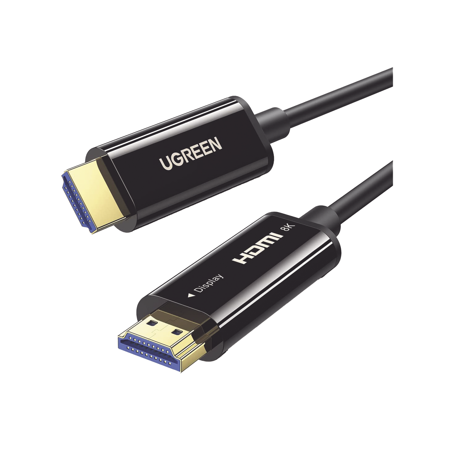 Cable HDMI de 10 Metros (32.81 Pies) por Fibra �ptica 8K@60Hz / Fibra de 4 N�cleos + Cobre Esta�ado de 7 N�cleos / Compatible con HDMI 2.1 / Alta Velocidad 18 Gbps / 3D / HDR / Caja de Aleaci�n Zinc / Premium
