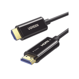 Cable HDMI de 10 Metros (32.81 Pies) por Fibra �ptica 8K@60Hz / Fibra de 4 N�cleos + Cobre Esta�ado de 7 N�cleos / Compatible con HDMI 2.1 / Alta Velocidad 18 Gbps / 3D / HDR / Caja de Aleaci�n Zinc / Premium