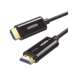 Cable HDMI de 30 Metros (98.43 Pies) por Fibra �ptica 8K@60Hz / Fibra de 4 N�cleos + Cobre Esta�ado de 7 N�cleos / Compatible con HDMI 2.1 / Alta Velocidad 18 Gbps / 3D / HDR / Caja de Aleaci�n Zinc / Premium