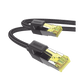 Cable Ethernet Cat7 CLASS F/FTP Redondo con Malla de Nylon 1 Metro (3.28 Pies)