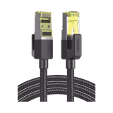 Cable Ethernet Cat7 CLASS F/FTP Redondo con Malla de Nylon 3 Metros (9.84 Pies)