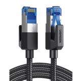 Cable Ethernet Cat8 CLASS�?�F/FTP Redondo con Malla de Nylon 5 Metros