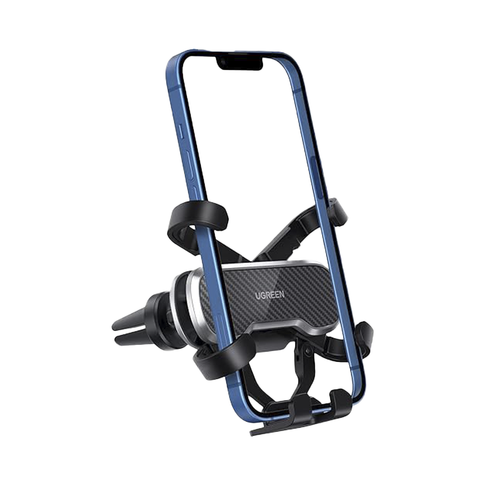 Soporte de Teléfono para Rendija de Ventilación | Tecnología Gravity Drive | Rotación de 360° | Suspensión por Goma | 5 Puntos de Sujeción | Compacto | Ajustable | Estable | Compatible con Rejilla de Ventilaci