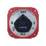Switch Selector de Batería y Alternador de Servicio Pesado, para Sistemas Eléctricos Marinos