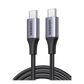 Cable USB-C a USB-C | 2 Metros | Potencia de Carga 240W | 48V/5A | PD3.1 /3.0 | 480 Mbps | Chip E-Market | Carcasa de Aluminio | Nylon Trenzado.