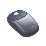 Mouse Inalámbrico FUN | Recargable| 2.4G & Bluetooth | 4 Niveles de DPI | Silencioso | Ergonómico | 5 Botones | Compatible con Windows, macOS 10.5, Android iOS Linux y Chrome OS | Color Azul.
