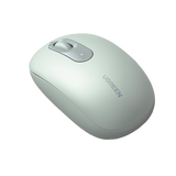 Mouse Inalámbrico 2.4G 800/1200/1600/2400 DPI | Función de 3 botones | Alcance 10m | Silencioso |  Ergonómico | Anti-caída y Anti-interferencias | Batería Alcalina AA incluida  | Color Green.