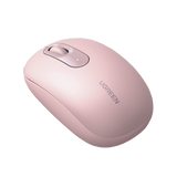 Mouse Inalámbrico 2.4G 800/1200/1600/2400 DPI | Función de 3 botones | Alcance 10m | Silencioso |  Ergonómico | Anti-caída y Anti-interferencias | Batería Alcalina AA incluida  | Color Dusty Pink.