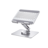 Soporte de Aluminio para IPad | Giratorio de 360° | Altura Ajustable | Excelente Estabilidad | Ajuste Multi Angulo | Diseño Ergonómico | Plegable y Portátil | Soporta IPad o Tablet de 4.7 a 12.9'' | Protecciones de Silicona | Alum
