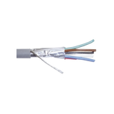 Cable Calibre 22, CMR, 6 Conductores, Blindado, 305 metros, Color Gris