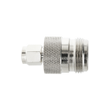 Adaptador en Linea de Conector SMA Macho a N Hembra.