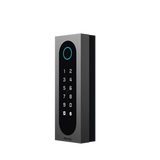 Control de Acceso Slim Akuvox A08S / Aluminio y Vidrio Templado / IP65 & IK09 / Capacidad para 20,000 Tarjetas / Métodos de Acceso Multi (QR, Bluetooth, PIN, RFID) / Soporta Wiegand / 1 Salida de Relay