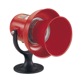Sirena electromecánicade alarma general modelo A , UL y cUL, 120 Vca/cd, Color Rojo