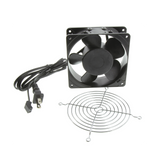 Ventilador Axial Compacto, de 4 Pulgadas, 100 CFM, 115 Vca, De Acero, Color Negro