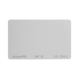 Tag UHF tipo Tarjeta para lectoras de largo alcance 900 MHZ / EPC GEN 2 / ISO 18000 6C / No imprimible / NO incluye porta tarjeta