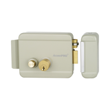 Cerradura Eléctrica con Botón de Salida/ Incluye Llave  / Exterior / Derecha