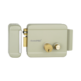 Cerradura Eléctrica con Botón de Salida / Incluye Llave  / Exterior / Izquierda