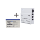 Kit / Fuente  regulada de 11 - 15 V @ 5A / Capacidad de respaldo / Modelo  ACPST1205 + Batería incluida LK712