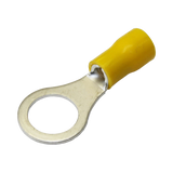 Terminal tipo ojo / 3 / 16" / 10 - 10 AWG / Amarillo / Paquete de 25 piezas.