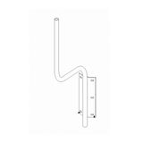 Soporte para montaje en poste compatible con linea de antenas OMNI-B