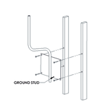 Soporte para montaje en pared compatible con linea de antenas OMNI-B