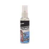 Antiempañante, ideal para eliminar problemas de empañamiento en googlees, mascaras, cascos, lentes, bote 60 ml