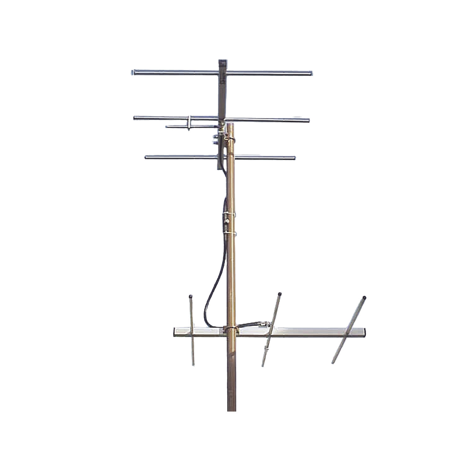 Juego de antena bidireccional, 3 elementos, 3 dB, Canal 12