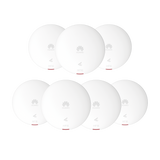 Kit de 7 - Punto de Acceso Wi-Fi 6 /  1.775 Gbps / MU-MIMO 2x2:2 (2.4GHz y 5GHz) / Smart Antenna 20% más cobertura / Instalación en techo y pared / Seguridad WP3 / Con Administración Gratuita desde la Nube