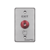 Botón tipo Hongo / Redondo Color Rojo con LED / Estético / NO y COM