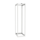 Rack de Cuatro Postes Estándar de 19", Rieles Roscados #12-24, Profundidad Ajustable de 23 a 42 in, 45 Unidades de Rack, Color Blanco