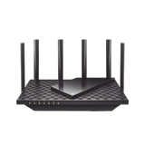 Router Triple Banda WiFi 6E / AX5400 MU-MIMO / 1 Puerto WAN 1 10/100/1000 Mbps / 4 Puertos LAN 10/100/1000 Mbps / 1 puerto USB 3.0 / 6 antenas de alta ganancia / OneMesh ™