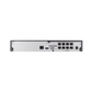 NVR 8 canales soporta hasta 8MP / H.265 / P2P Wisenet / 8 puertos PoE Plug and Play.