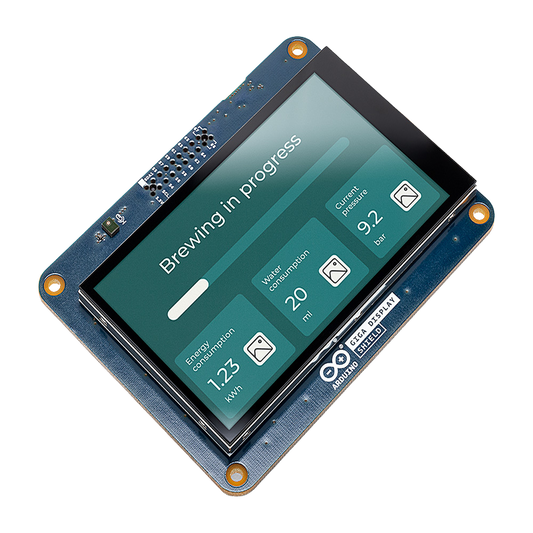 Shield Display Táctil Arduino GIGA / Pantalla TFT 3.97" 480x800 / Touch Capacitivo 5 Puntos / IMU 6 Ejes BMI270 / Micrófono Digital MEMS / LED RGB / Compatible GIGA R1 WiFi