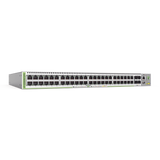 Switch PoE+ Administrable CentreCOM GS980M, Capa 3 de 48 puertos 10/100/1000Mbps + 4 SFP Gigabit, 740 W