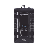 UPS de 750 VA/450 W, Topología Línea Interactiva, Entrada 120 Vca NEMA 5-15P, Tipo Gabinete Compacto, Con 12 Tomas NEMA 5-15R