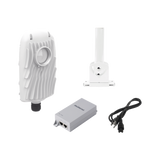 Kit de radios B5X, rango de frecuencia extendida (4.9 a 6.4 GHz),  incluye inyector POE50V, cable de alimentación y montaje universal para tubo o poste o mástil