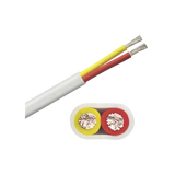 Rollo de cable plano grado marino calibre 10, de 2 conductores (rojo y amarillo) de 100 pies (30.48 m).